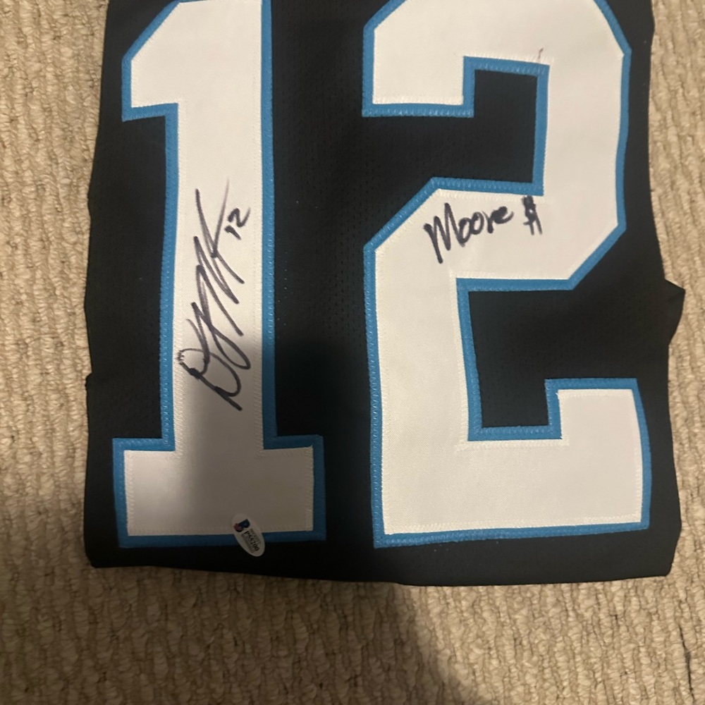 Black and Blue Number 12 Jersey